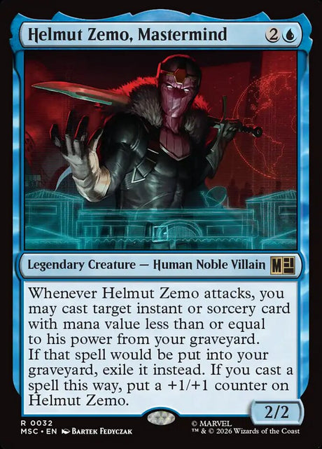 Helmut Zemo, Mastermind (32) - Marvel Super Heroes Commander (MSC)