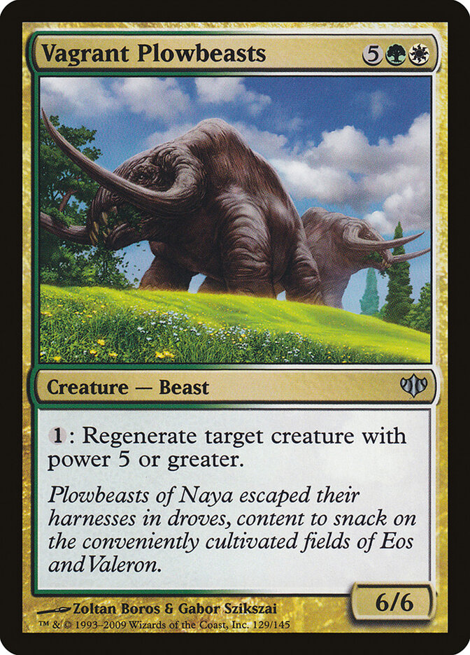 Vagrant Plowbeasts (129) - Conflux (CON)