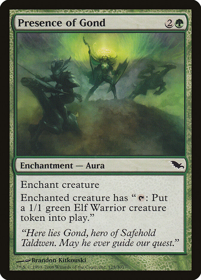 Presence of Gond (125) - Shadowmoor (SHM)