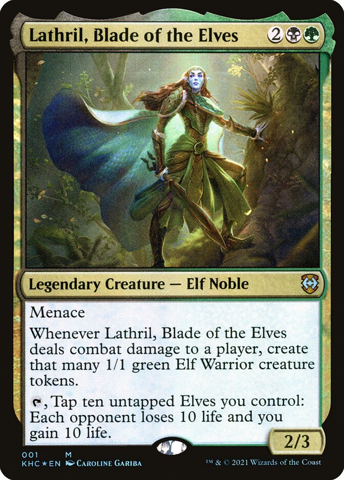 Lathril, Blade of the Elves (1) - Kaldheim Commander (KHC)