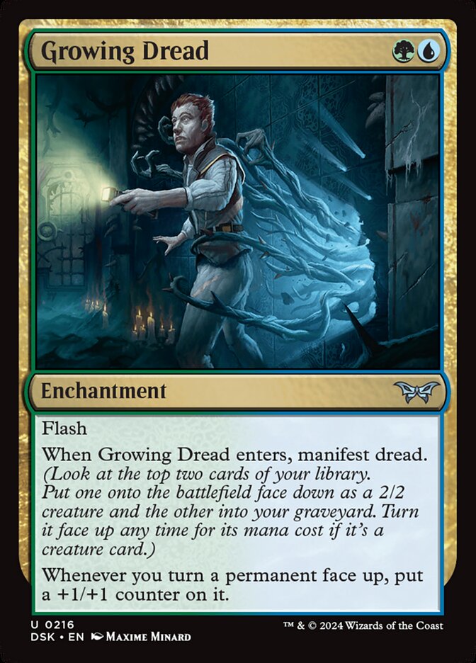 Growing Dread - [Foil] Duskmourn: House of Horror (DSK)