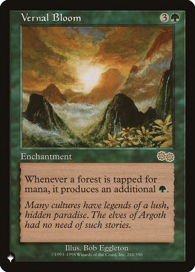 Vernal Bloom (USG-281) - The List (PLST)