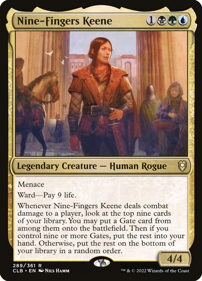 Nine-Fingers Keene (289) - Commander Legends: Battle for Baldur's Gate (CLB)