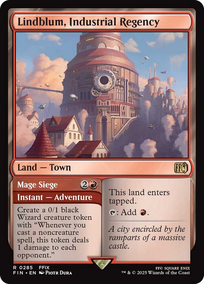 Lindblum, Industrial Regency // Mage Siege (285) - [Foil] Final Fantasy (FIN)