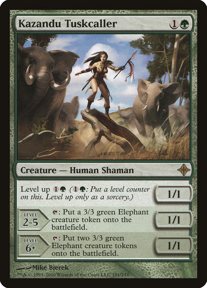 Kazandu Tuskcaller (191) - Rise of the Eldrazi (ROE)
