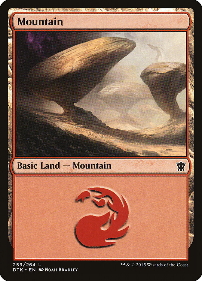 Mountain (259) - Dragons of Tarkir (DTK)