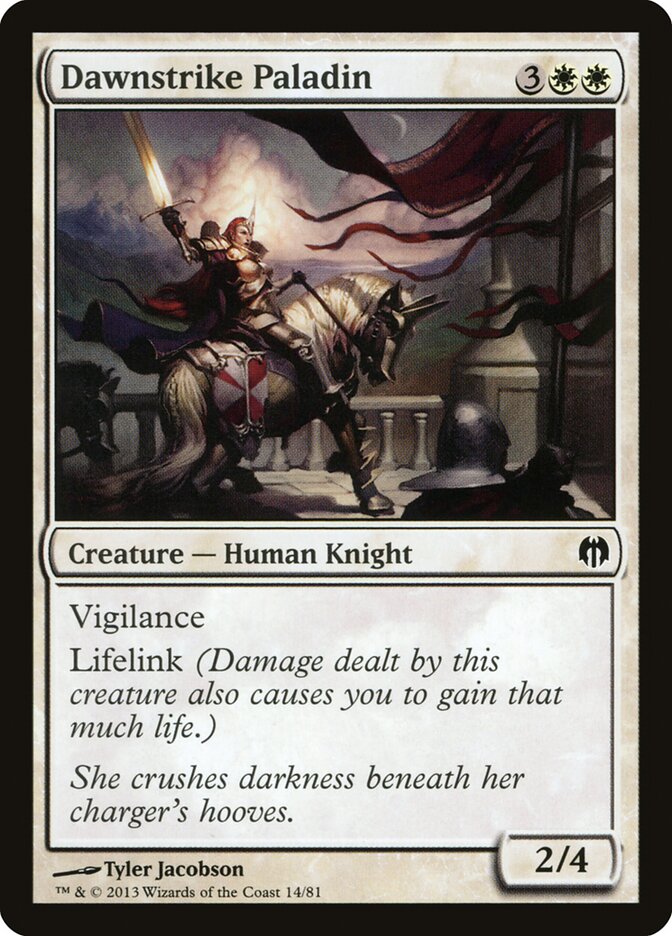 Dawnstrike Paladin (14) - Duel Decks: Heroes vs. Monsters (DDL)