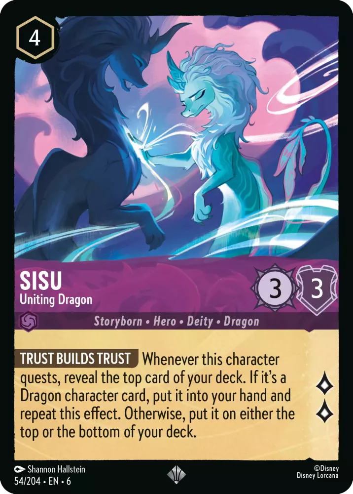 Sisu - Uniting Dragon - [Foil] Azurite Sea (6)