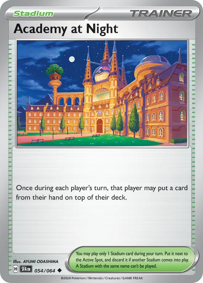 Academy at Night (54/64) - [Reverse Holo] Shrouded Fable (SFA)