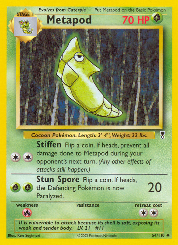 Metapod (54/110) - [Reverse Holo] Legendary Collection (LC)