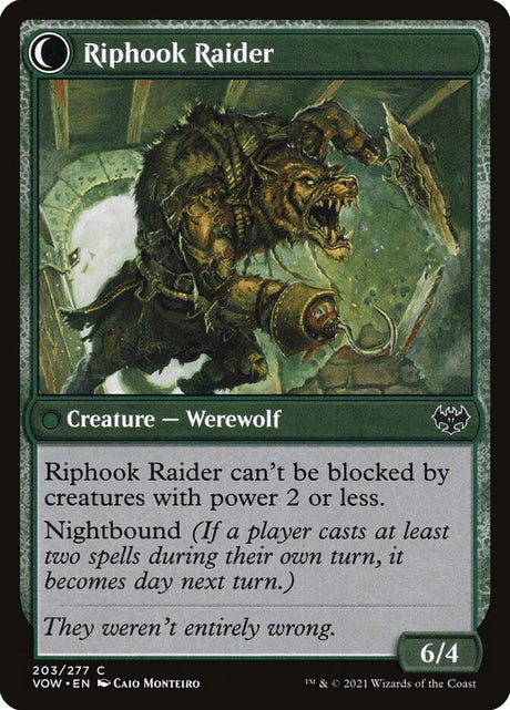 Hookhand Mariner // Riphook Raider (203) - Innistrad: Crimson Vow (VOW)