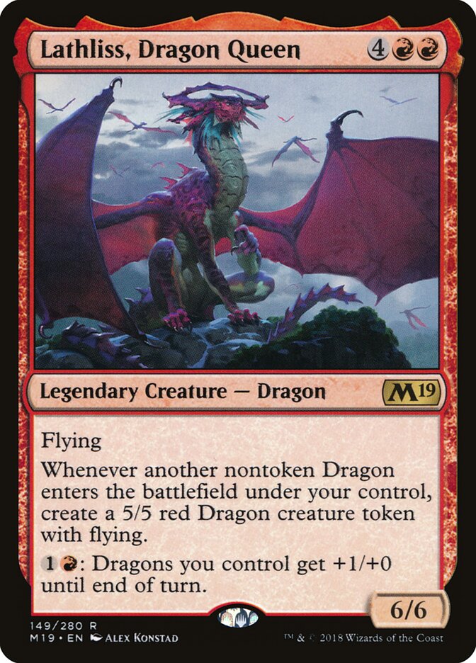 Lathliss, Dragon Queen (149) - Core Set 2019 (M19)