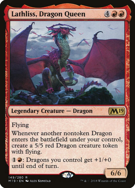 Lathliss, Dragon Queen (149) - Core Set 2019 (M19)