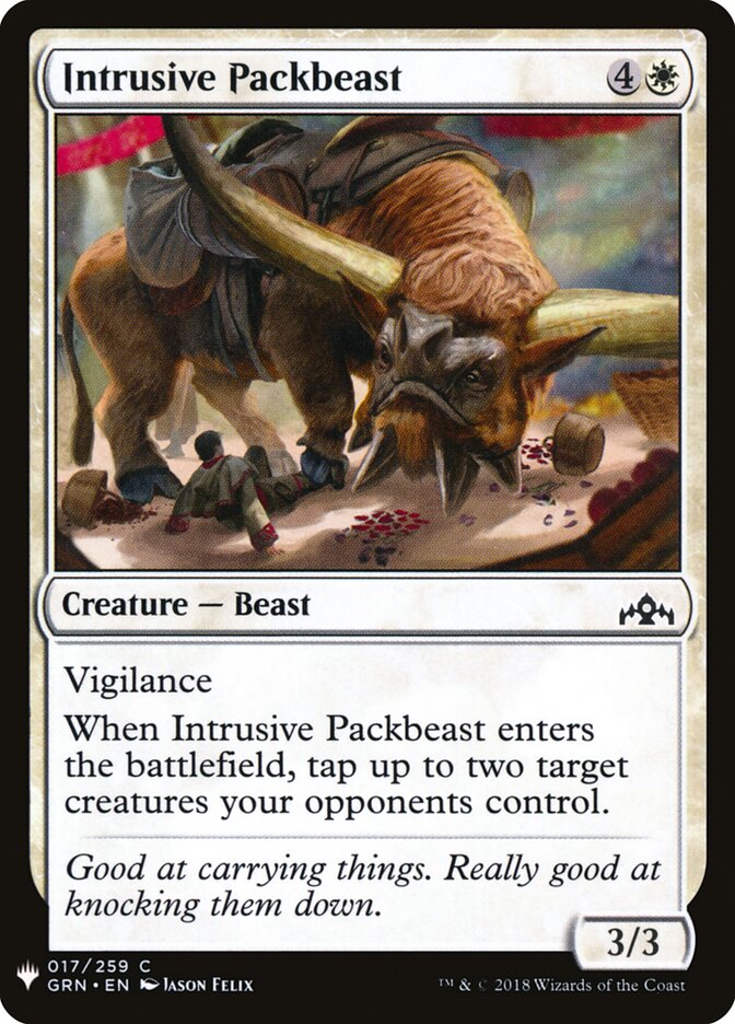 Intrusive Packbeast (GRN-17) - The List (PLST)