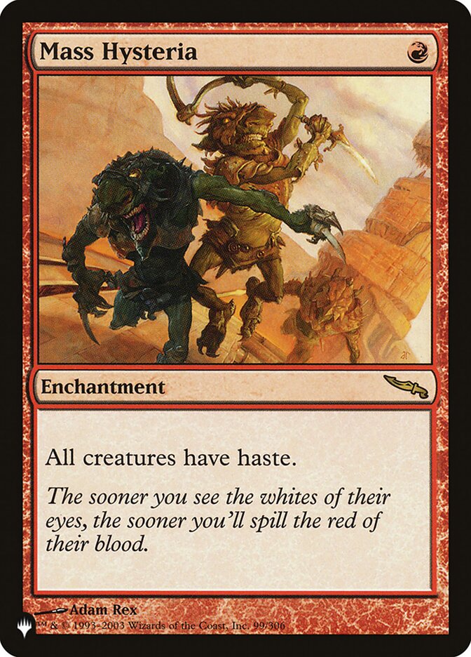 Mass Hysteria (MRD-99) - The List (PLST)