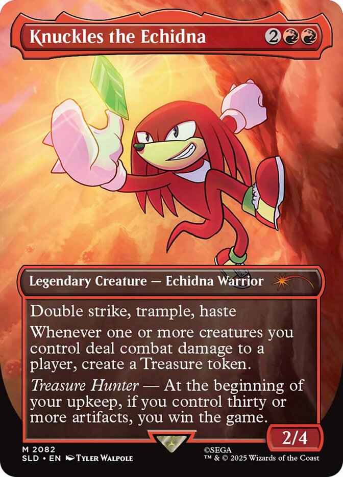 Knuckles the Echidna (2082) - Secret Lair Drop (SLD)