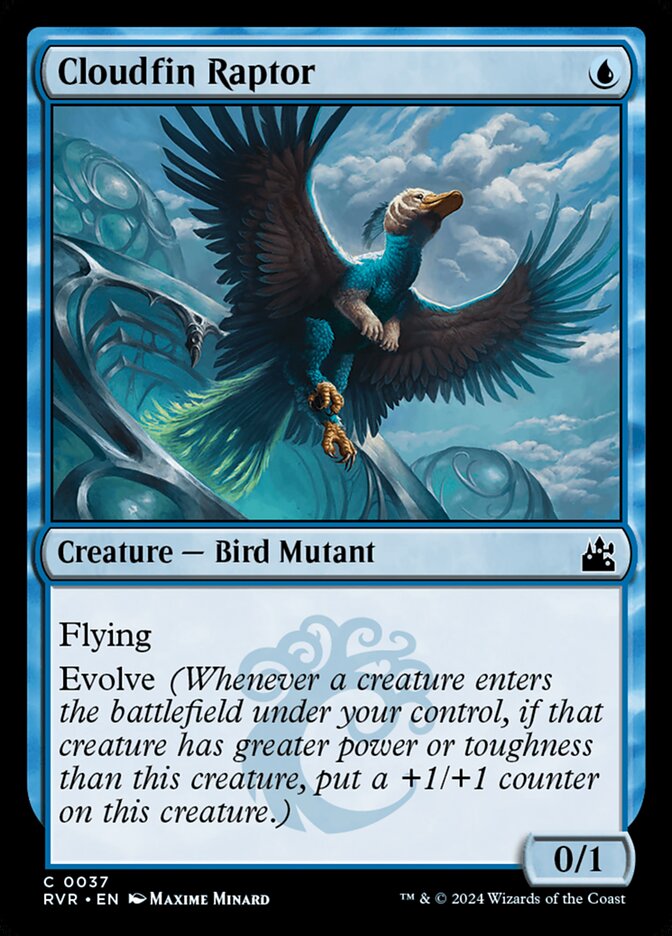 Cloudfin Raptor (37) - Ravnica Remastered (RVR)