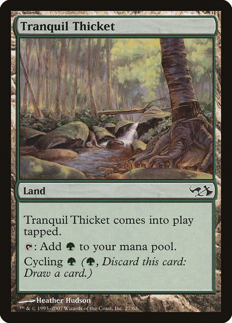 Tranquil Thicket (27) - Duel Decks: Elves vs. Goblins (DD1)