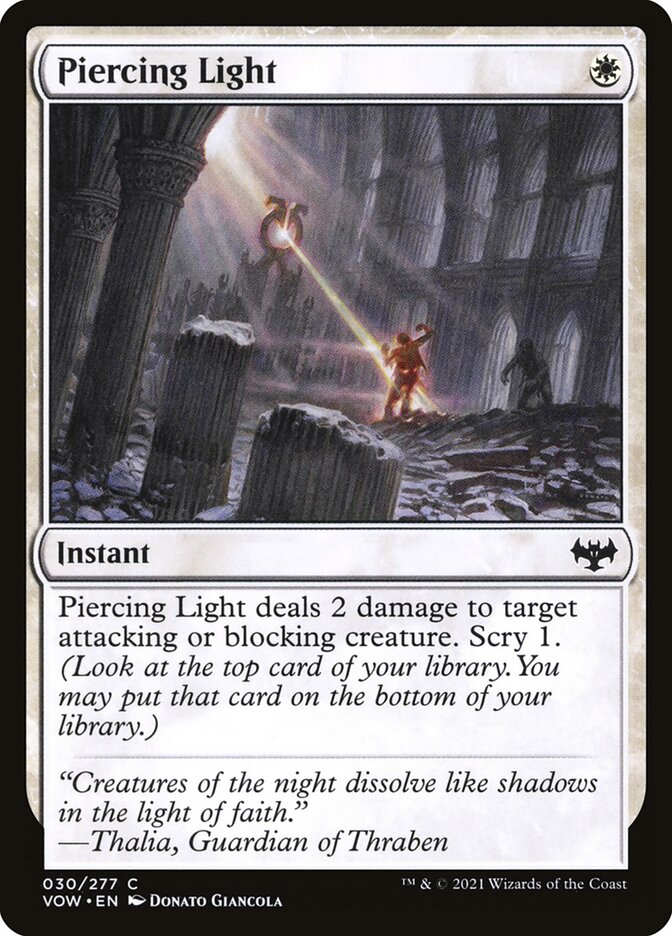 Piercing Light (30) - Innistrad: Crimson Vow (VOW)
