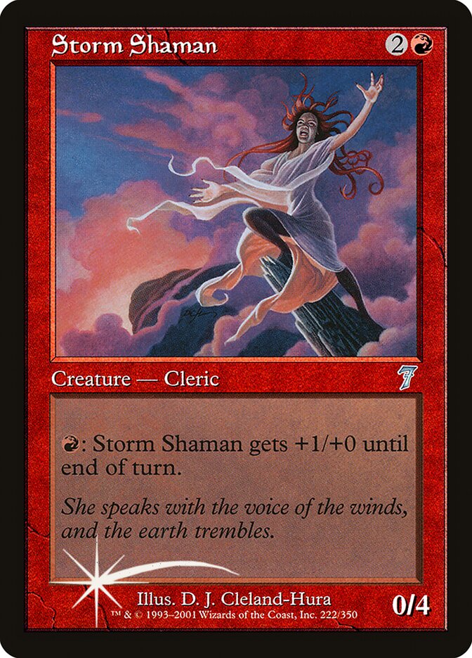 Storm Shaman (222) - Seventh Edition (7ED)
