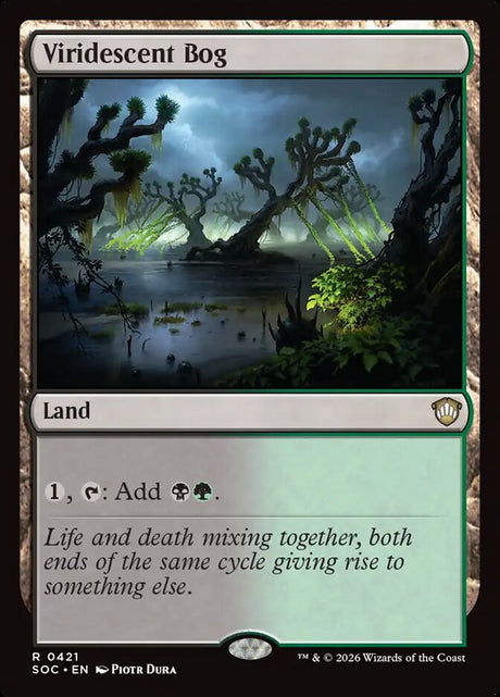 Viridescent Bog (421) - Secrets of Strixhaven Commander (SOC)