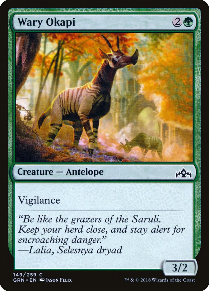 Wary Okapi (149) - Guilds of Ravnica (GRN)
