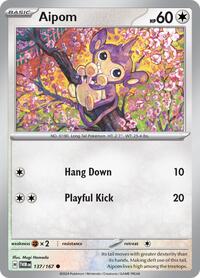 Aipom (137) - SV06: Twilight Masquerade (TWM)