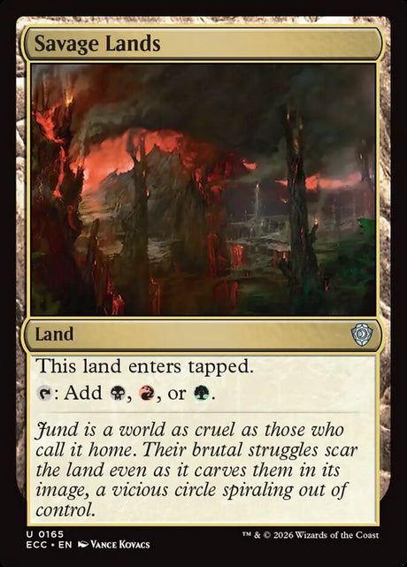 Savage Lands (165) - Lorwyn Eclipsed Commander (ECC)
