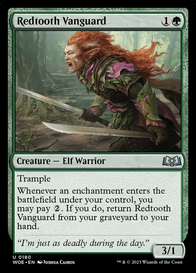 Redtooth Vanguard (180) - Wilds of Eldraine (WOE)