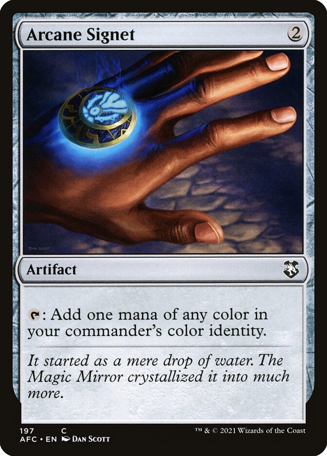 Arcane Signet (197) - Forgotten Realms Commander (AFC)