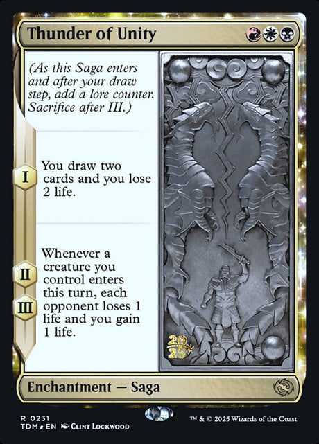 Thunder of Unity (231s) - Tarkir: Dragonstorm Promos (PTDM)