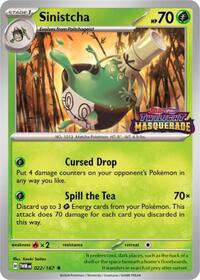 Sinistcha - 022/167 (Prerelease) (22) - SV: Scarlet & Violet Promo Cards (SVP)