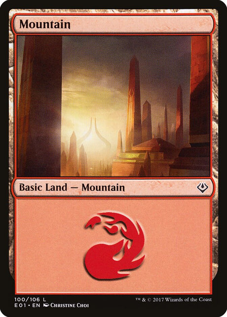 Mountain (100) - Archenemy: Nicol Bolas (E01)