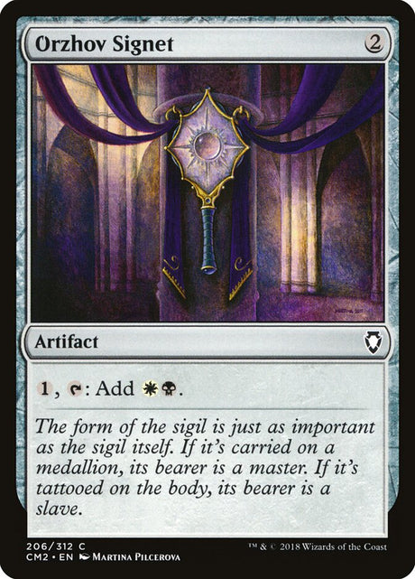Orzhov Signet (206) - Commander Anthology Volume II (CM2)