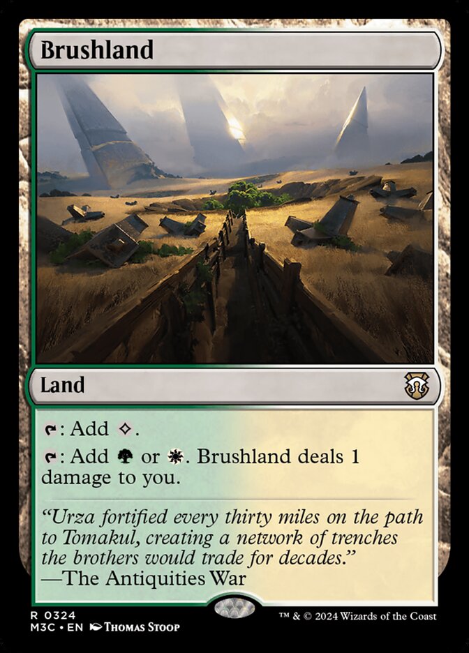 Brushland (324) - Modern Horizons 3 Commander (M3C)
