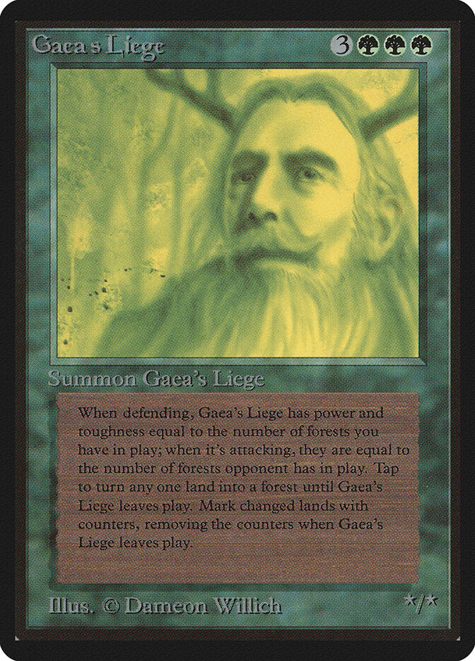 Gaea's Liege (197) - Limited Edition Beta (LEB)
