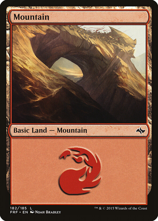 Mountain (182) - Fate Reforged (FRF)