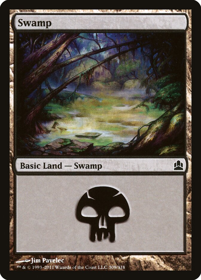 Swamp (309) - Commander 2011 (CMD)
