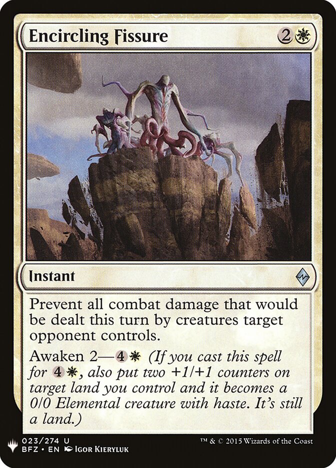 Encircling Fissure (BFZ-23) - The List (PLST)