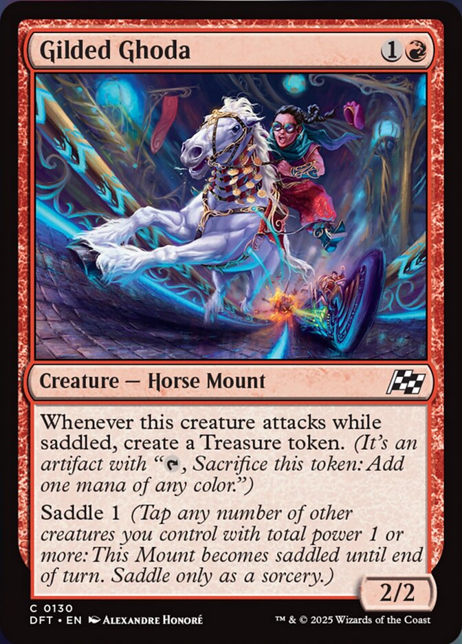 Gilded Ghoda - [Foil] Aetherdrift (DFT)