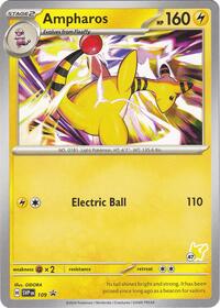Ampharos - Pikachu 47 (109) - Battle Academy 2024 (BA24)