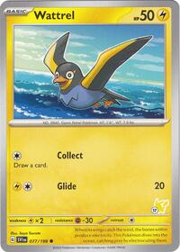 Wattrel - Pikachu 17 (77) - Battle Academy 2024 (BA24)