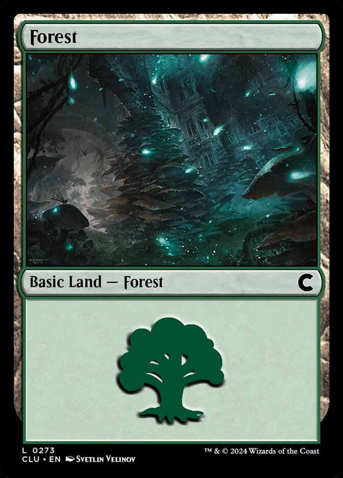 Forest (273) - Ravnica: Clue Edition (CLU)