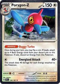 Porygon-Z - 144/182 (Cosmos Holo) (144) - Miscellaneous Cards & Products (MCAP)