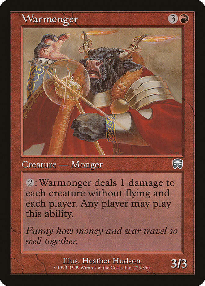 Warmonger (225) - Mercadian Masques (MMQ)
