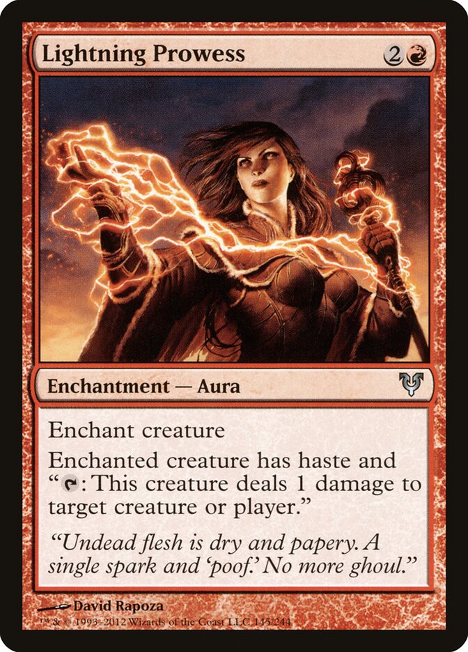 Lightning Prowess (145) - Avacyn Restored (AVR)