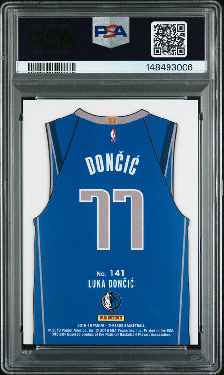2018 Panini Threads #141 Luka Doncic PSA 10