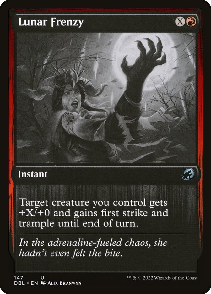 Lunar Frenzy - [Foil] Innistrad: Double Feature (DBL)