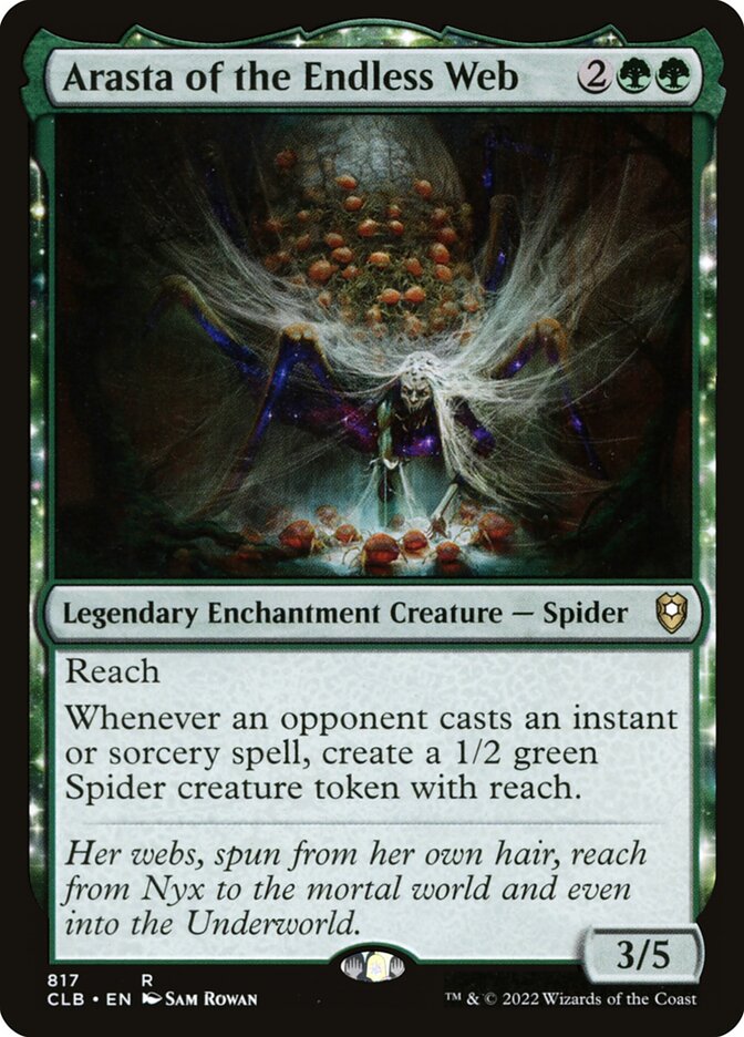 Arasta of the Endless Web (817) - Commander Legends: Battle for Baldur's Gate (CLB)
