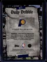 2025-26 Topps Tyrese Haliburton The Daily Dribble Orange Rainbow /25 #DD-14